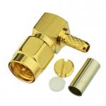 SMA Cable Connector Right Angle (Plug, Male,50Ω) RG-174, RG-188, RG-316,LMR-100